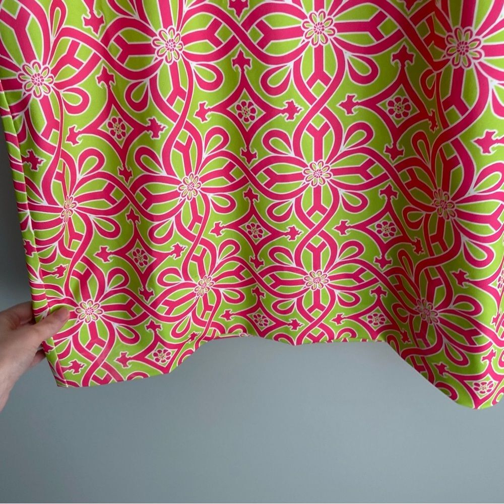 Gretchen Scott Designs Jersey Isosceles Dress Piazza Geometric Print Small - Picture 9 of 10